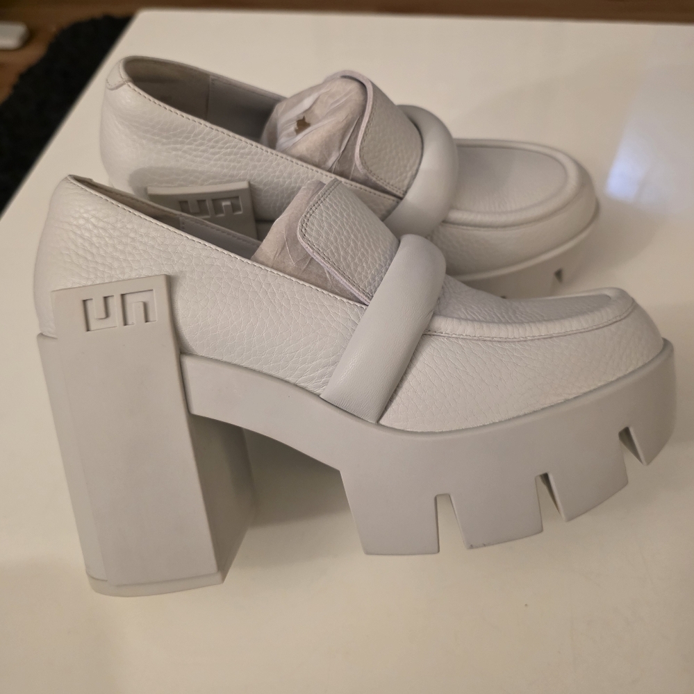 UNITED NUDE Grip Loafer Mid Quiet Grey Size 40 (US 9) - Picture 2 of 13